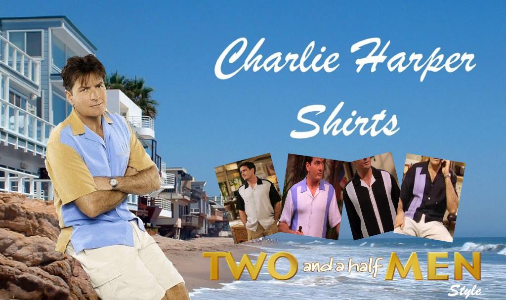 Charlie Sheen shirts from Two and a Half Men